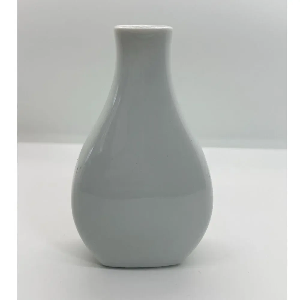 VTG AK Kaiser West Germany Frankfurt am Main Hauptwache Scene Porcelain Bud Vase